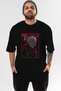 Sukuna Anime Pre-Printed Black Oversize T-Shirt Men Women