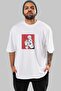 Sukuna Ryoumen 2 Anime Front Printed White Oversized t-shirt for Men and Women