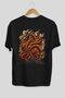 NARUTO KYUUBI Anime Back Printed Black Oversize t-shirt Men Women - 3