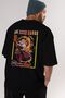 KYOJURO RENGOKU Anime Back Printed Black Oversize t-shirt Men Women - 2