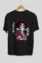 kokushibo DEMON SLAYER Anime Back Printed Black Oversize t-shirt Men Women - 2
