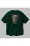 Betrayed Back Printed Emerald Green Oversized t-shirt Unisex Men Women Crew Neck - 3