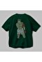 The Champ Muhammad Ali Back Printed Emerald Green Oversize T-shirt Men Women Crewneck - 3