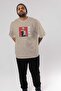 Gintoki Sakata GINTAMA 1 Anime Front Printed Beige Oversize t-shirt Men Women - 6