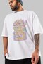 ONE PIECE (8) Anime Front Printed White Oversized t-shirt Men Women - 3