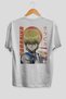 Kurapika 5 (2) Anime Back Printed White Oversize t-shirt 100% cotton Men Women - 2