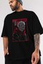 Sukuna Anime Pre-Printed Black Oversize T-Shirt Men Women - 3