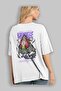 Marshall D. Teach Anime Back Printed White Oversize t-shirt 100% cotton Men Women - 3