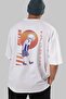 Killua Zoldyck 5 2 Anime Back Printed White Oversize T-Shirt 100% Cotton Men Women - 6