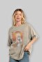 Umaru Doma 5 Anime Front Printed Beige Oversized t-shirt for Men and Women - 3