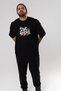 Istanbul Lettered Front Printed Black Oversize T-shirt Unisex Men's Women's Crew Neck - 3