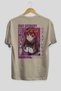 Rias Gremory 10 Anime Back Printed Beige Oversize t-shirt 100% cotton Men Women - 2