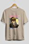 Yuuta Togashi 2 Anime Front Printed Beige Oversize t-shirt Men Women - 2