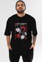 DEATHNOTE L vs KIRA Anime Front Printed Black Oversize t-shirt Men Women