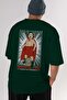 Pablo Escobar Back Printed Emerald Green Oversize T-shirt Men Women Crew Neck - 7