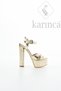 7-9600 16cm Platform Shiny Mirror Leather Shoes - 2