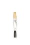 358F Series White Natural Bristle Flat Cut Brush No: 14 X 12 Pieces