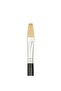 358F Series White Natural Bristle Flat Cut Brush No: 16 X 12 Pieces