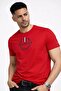 Slim Fit Woven Cotton Printed T-Shirt - 2
