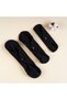 Cotton Washable Leak Proof Black Women's Pad Mix 3 Pieces (Daily, Normal, Night) - 2