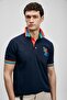 111040231 Fun Smart Men's Polo Shirt Men's T-Shirt Dark Blue - 6