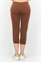 Women Regular Fit Drawstring Textured Jogger Pants, Brown - 3