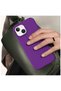 Apple iPhone 14 Plus Compatible Case with Velvet Inside and Erasable Launch Case Deep Purple - 2