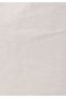 Comfort Fit Round Neck Plain Men's Beige Short Sleeve T-Shirt - 5