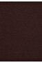 Regular Fit Round Neck Plain Women's Brown T-Shirt - 7