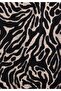 Regular Fit Printed Women's Black Sleeveless Dress - 5