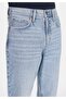 Loose Tapered Fit Men's Light Indigo Denim Jeans - 5