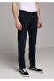 Slim Fit Men's Blue Black Denim Jean Trousers - 4