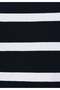 Comfort Fit Round Neck Striped Men's Navy Blue Pocketless Short Sleeve T-Shirt - 5