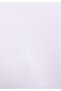 Slim Fit Round Neck Cotton Solid Women's White Short Sleeve T-Shirt - 7