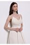 Regular Fit Cotton Lu Women's Ecru Dress