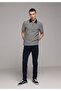 Slim Fit Men's Blue Black Denim Jean Trousers - 3
