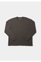 Comfort Fit Round Neck Plain Men's Green Long Sleeve T-Shirt - 5