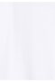 Slim Fit Round Neck Cotton Solid Women's White Short Sleeve T-Shirt - 5