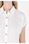 White Women's Shirt with Sleeves - 5