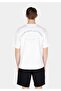 Comfort Fit Round Neck Plain Men's Pocketless White Short Sleeve T-Shirt - 2