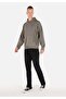 Comfort Fit Men's Hooded Green Sweatshirt - 3