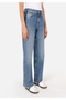 Straight Fit Women's Cotton Denim Jean Trousers - 4