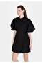 Regular Fit Women's Black Dress - 3