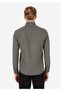 Slim Fit Shirt Neck Cotton Pocketless Plain Men's Green Long Sleeve Shirt - 2