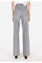 Regular Fit Women's Gray Jean Trousers - 2