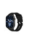 Quantum Smartwatch AL-SW-3007, 2.04" AMOLED Display, Bluetooth 5.3 Calling, Health & Fitness Tracker, 100+ Sports Modes, IP68 Waterproof - Black