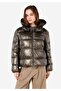 Regular Fit Hooded Women's Green Coat