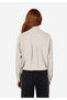 Regular Fit Dokuma Shirt Neck Women's Green Long Sleeve Shirt - 2