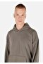 Comfort Fit Men's Hooded Green Sweatshirt - 4