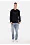 سويت شيرت أسود محبوك للرجال من Comfort Fit - 3